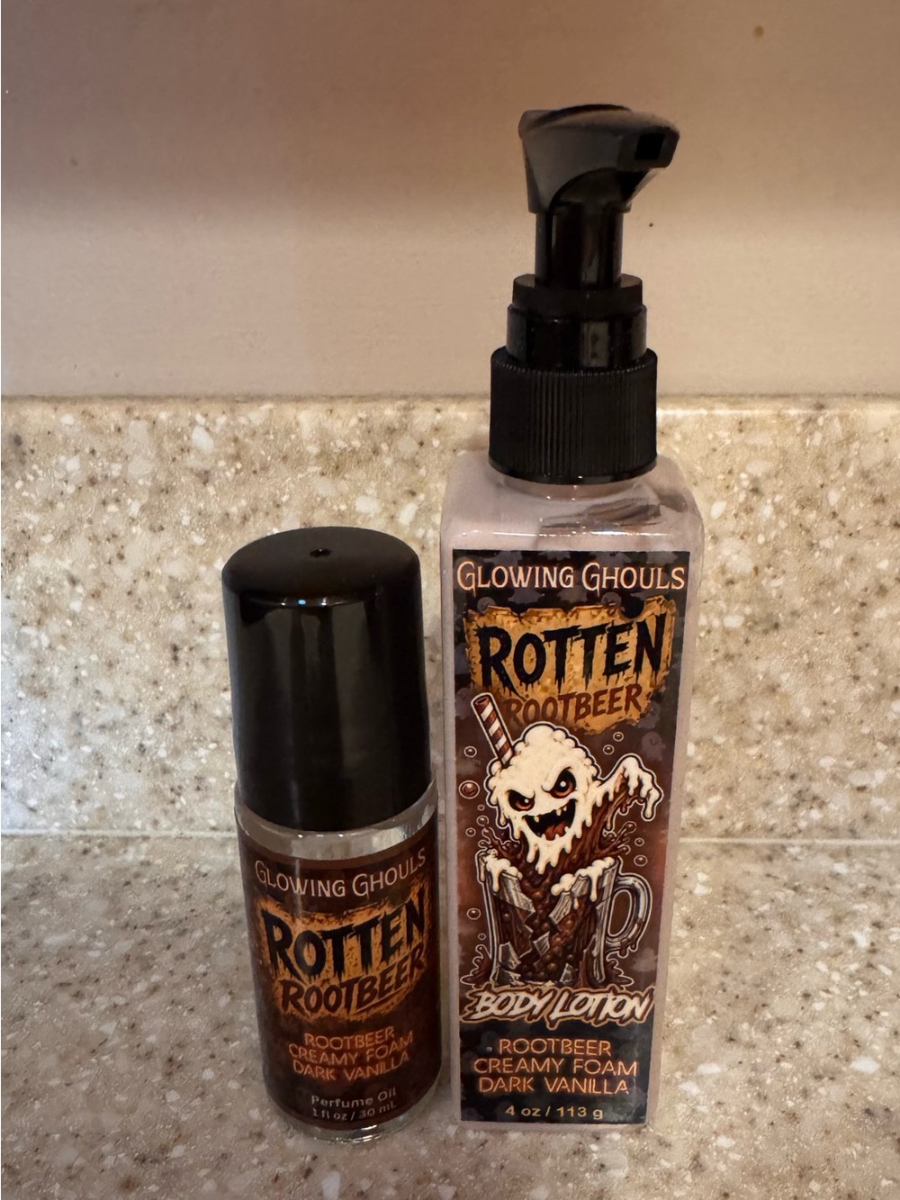 Glowing Ghouls Rotten Rootbeer Body Lotion & Perfume Oil